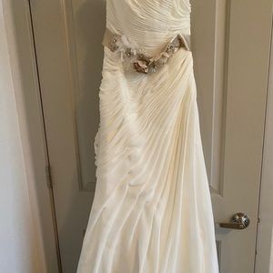 Wedding dress/veil/slip